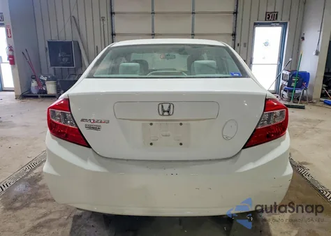 2012 Honda Civic Lx z USA, uszkodzony, nr VIN 19XFB2F58CE320648